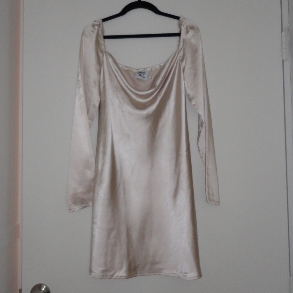Princess Polly Starpower Mini Dress Champagne